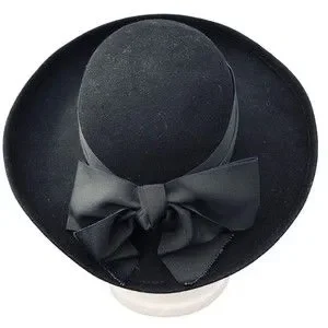 Accessories | Vtg Betmar 8s Wide Brim Black Bowler Style  display picture 1